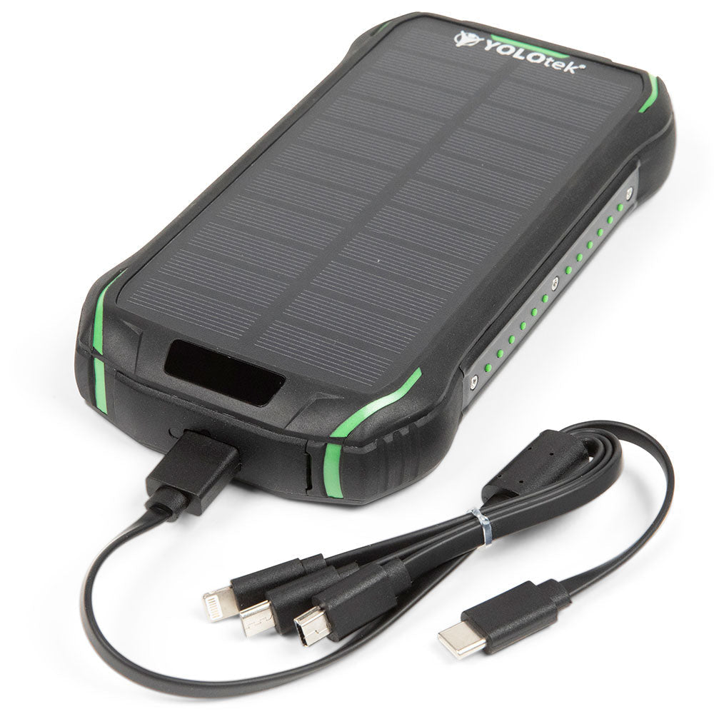 PowerBank Solar Charging Power Bank (26,800mah Powers GoPro / Camera 15 Hrs.)